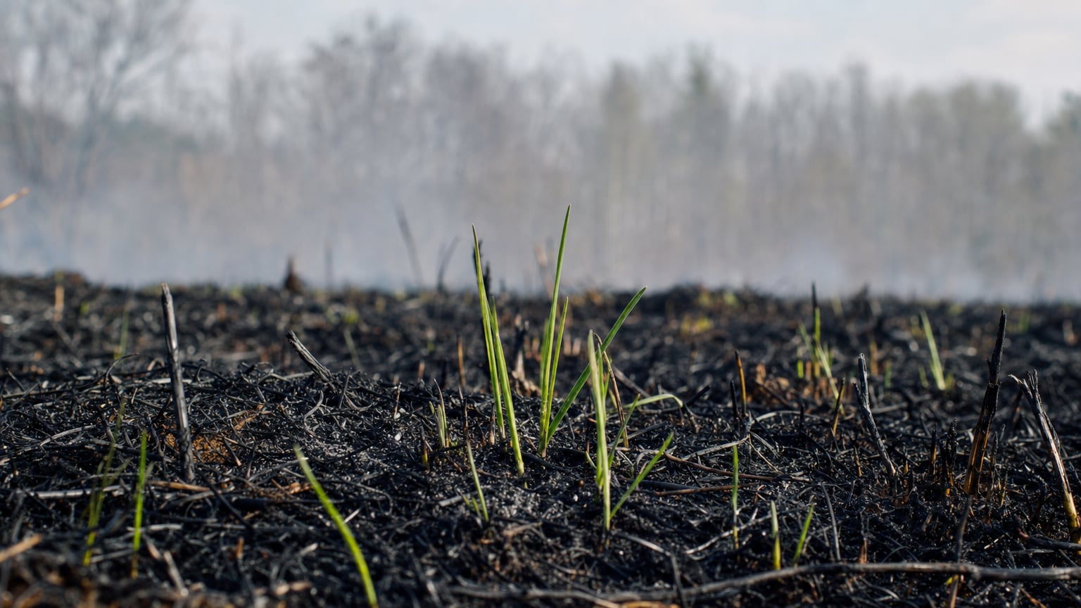 Dlaczego mit o wypalaniu traw wciąż wraca i czemu ogień nie "użyźnia" ziemi? Sprawdzamy, co naprawdę dzieje się z glebą, jakie są skutki pożarów i dlaczego strażacy co roku ostrzegają przed tą praktyką.